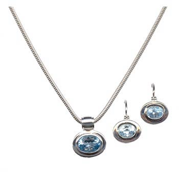Earrings and Necklace Set