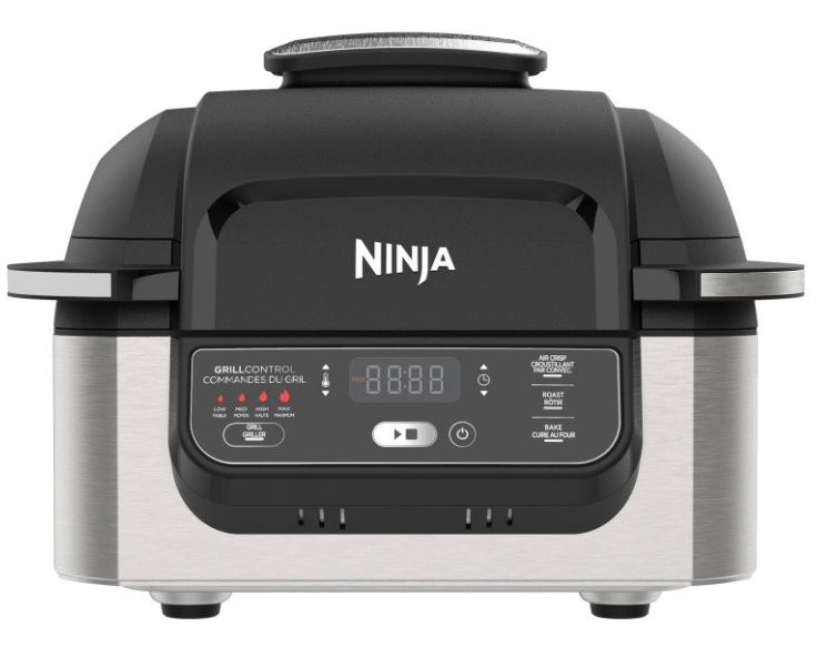 Ninja Foodi Indoor Grill - Black/Silver