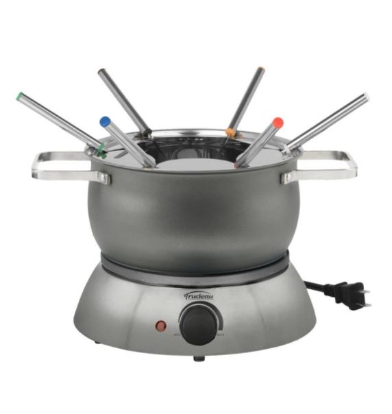 Pure 3-in-1 Electric Fondue Set - Silver