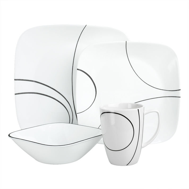 Corelle Simple Lines Dinnerware - 16 Pieces