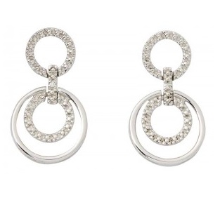 Geometric Diamond Earrings