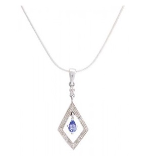 Tear Drop Pendant Necklace
