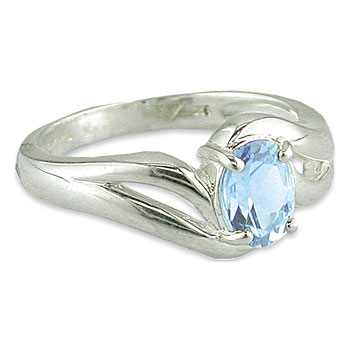 Blue Topaz Ring