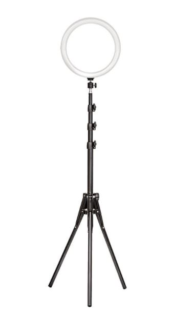 Mobifoto 12 Inch Bi-Colour LED Ring Light Vlog Kit