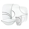Corelle Simple Lines Dinnerware - 16 Pieces
