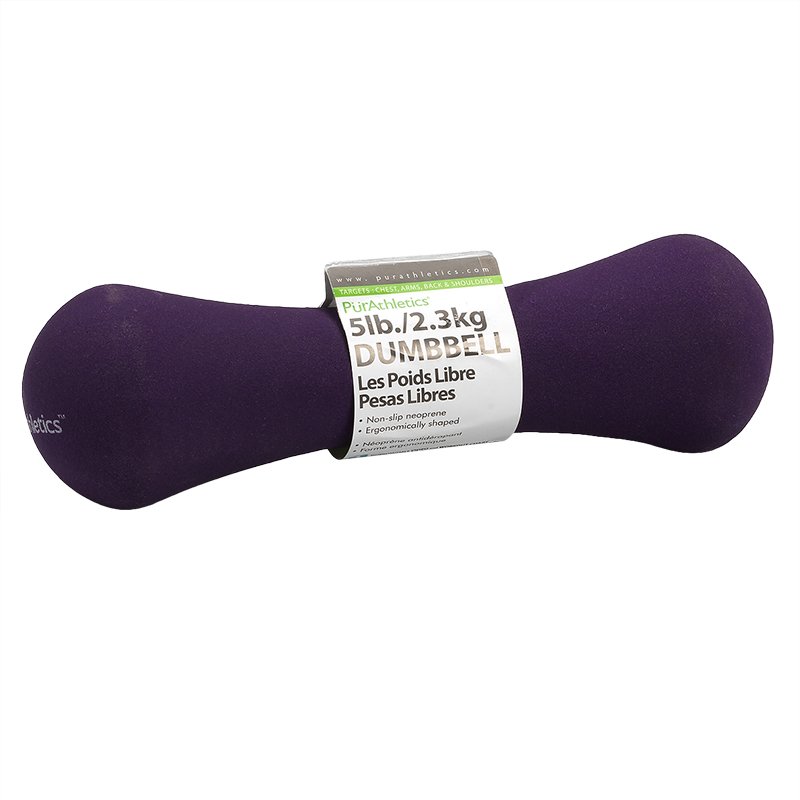 PurAthletics 5lbs Dumbbell - Violet