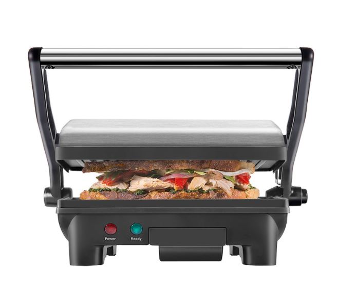 Chefman 180° Panini Grill - Stainless Steel