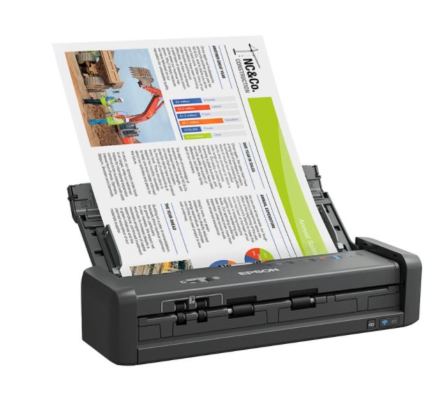 Epson Workforce ES-300W Wireless Duplex Document Scanner