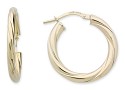 Gold Twist Earrings 