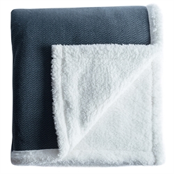 Herringbone Sherpa Throw
